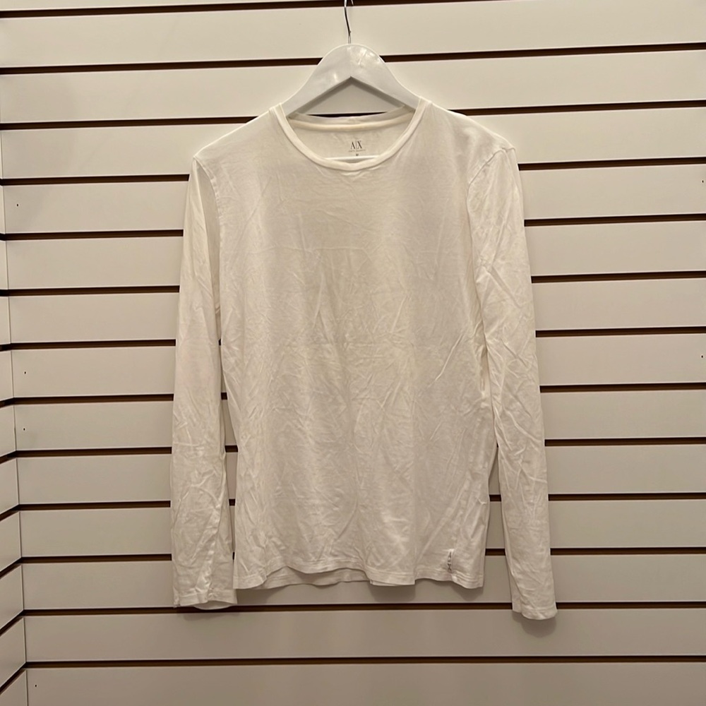 Armani Exchange White Long Sleeve